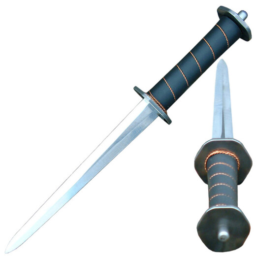 Dagger with disc-shaped guard